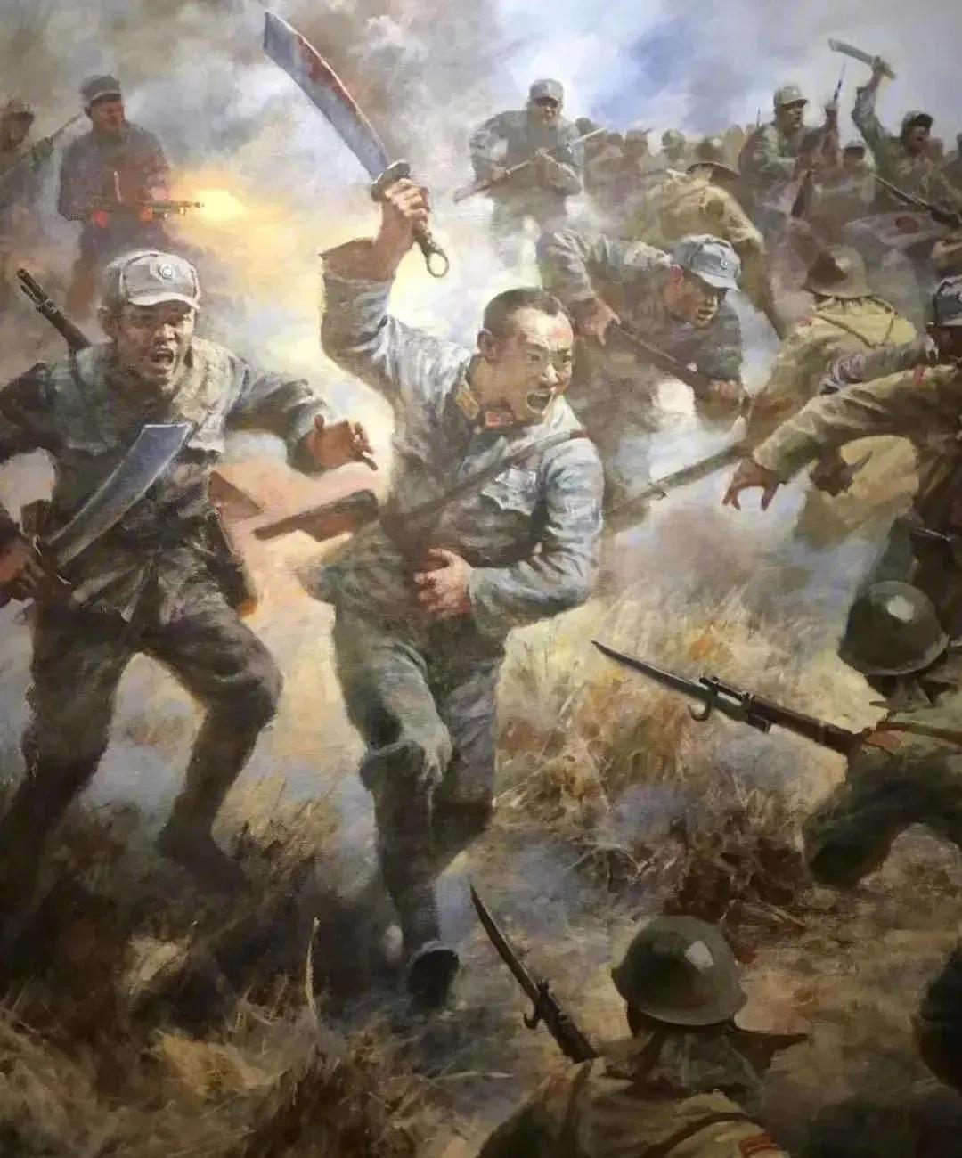 1938年台儿庄战役，46岁的陈钟书将军英勇非凡。肉搏战中，他独战14名日军，奋