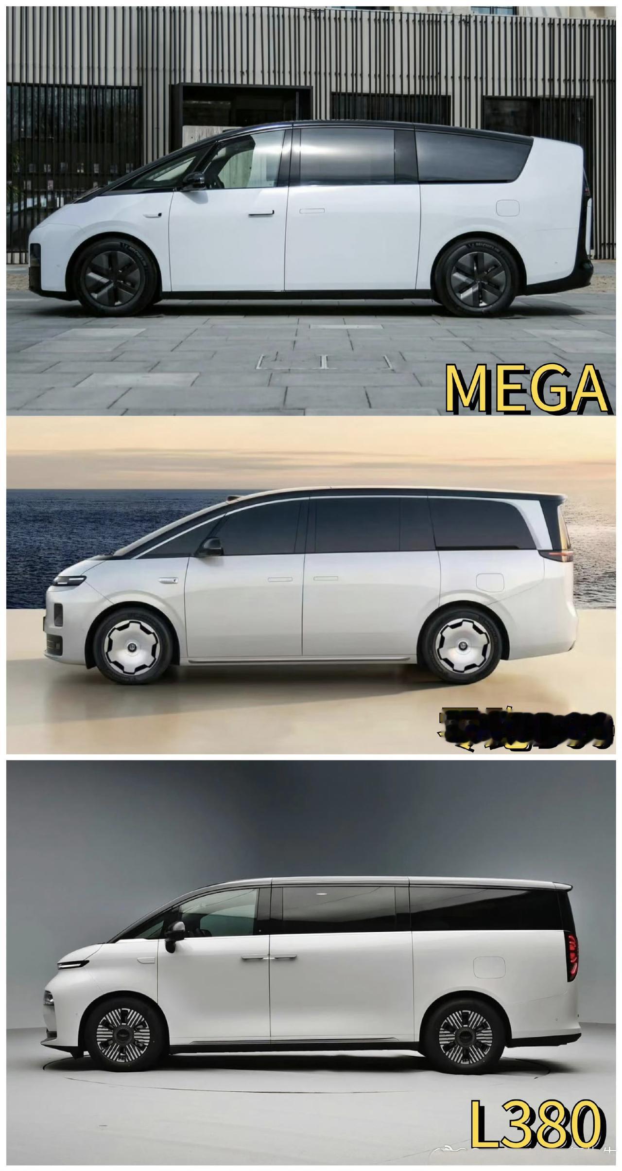 外形圆润的三款MPV，理想MEGA，零跑D99，翼真L380，颜值你喜欢哪个？