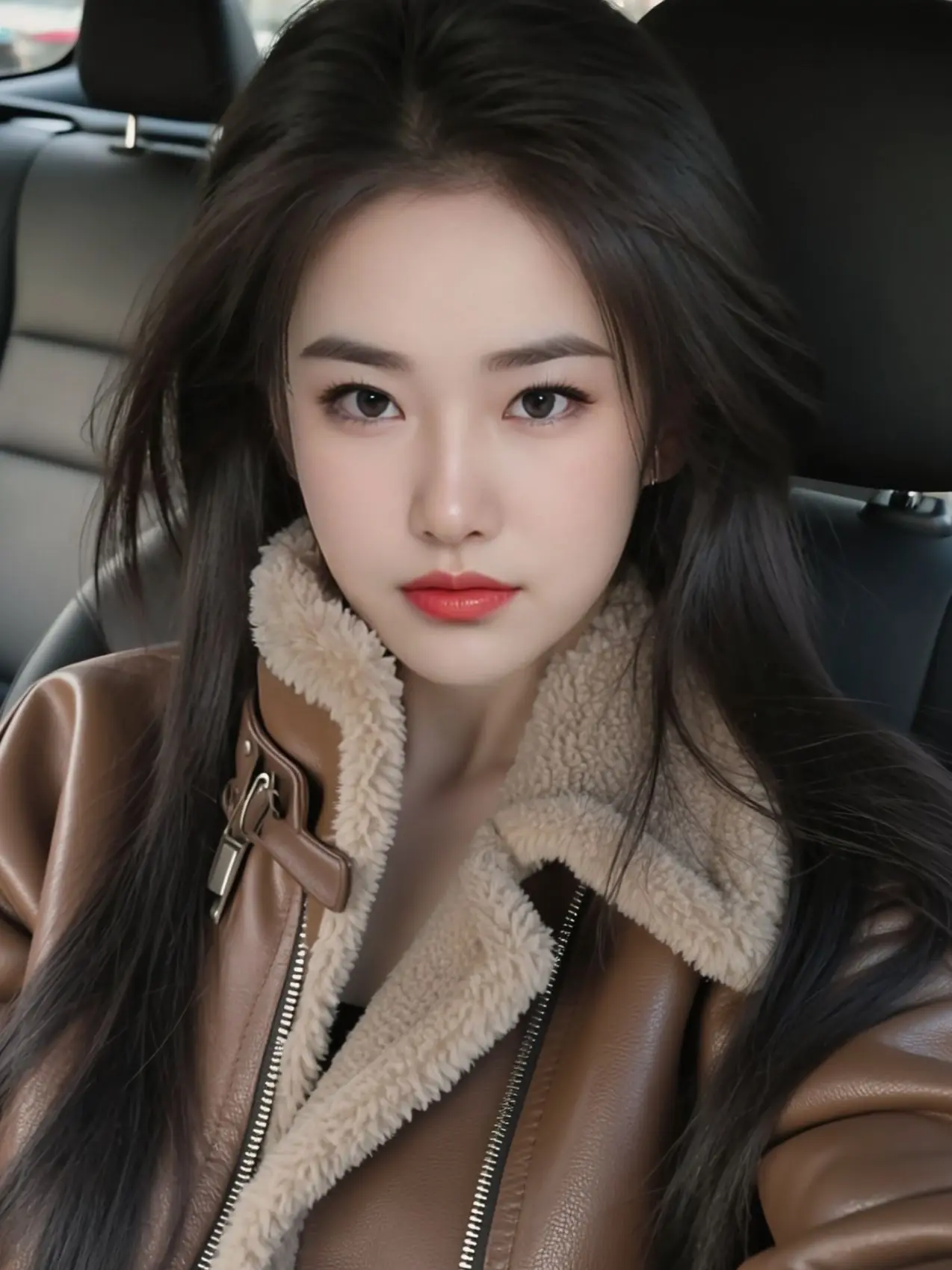 AI车内自拍 ai创作