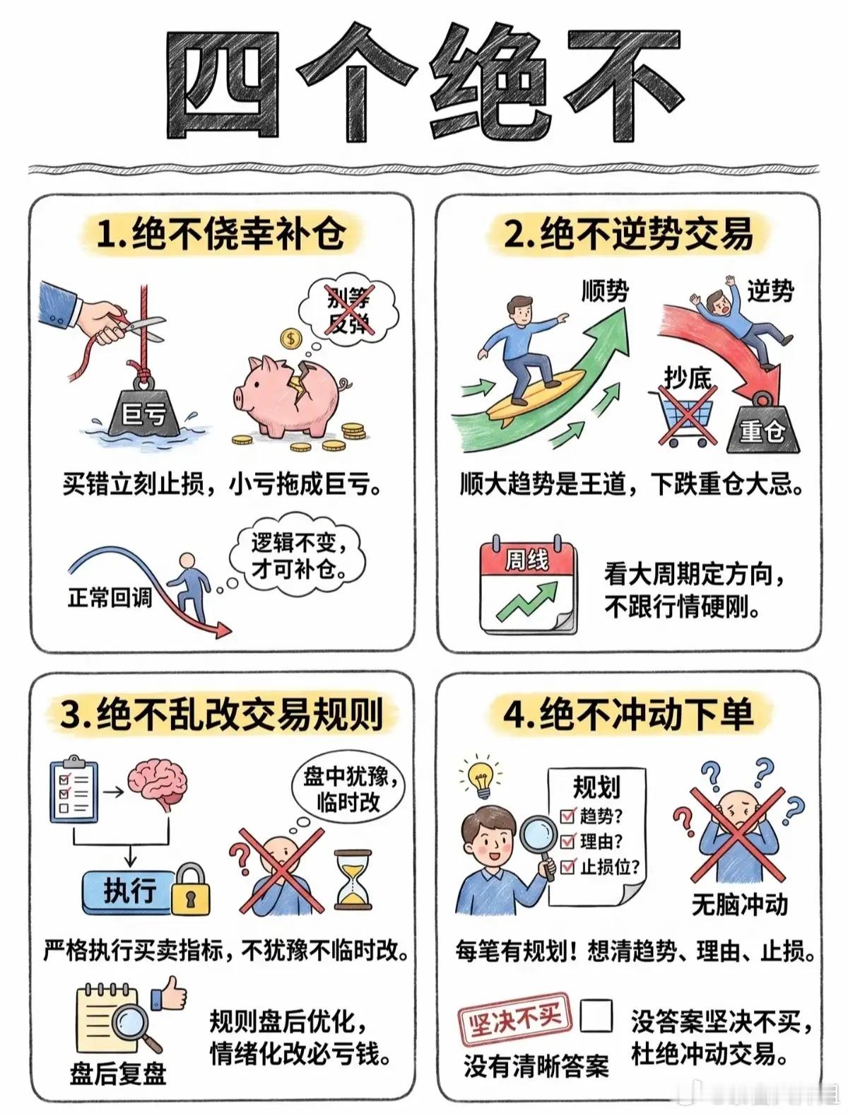 炒股常年亏？吃透2个交易定律、3个坚持，少走十年弯路散户亏损大多败在情绪化操作。