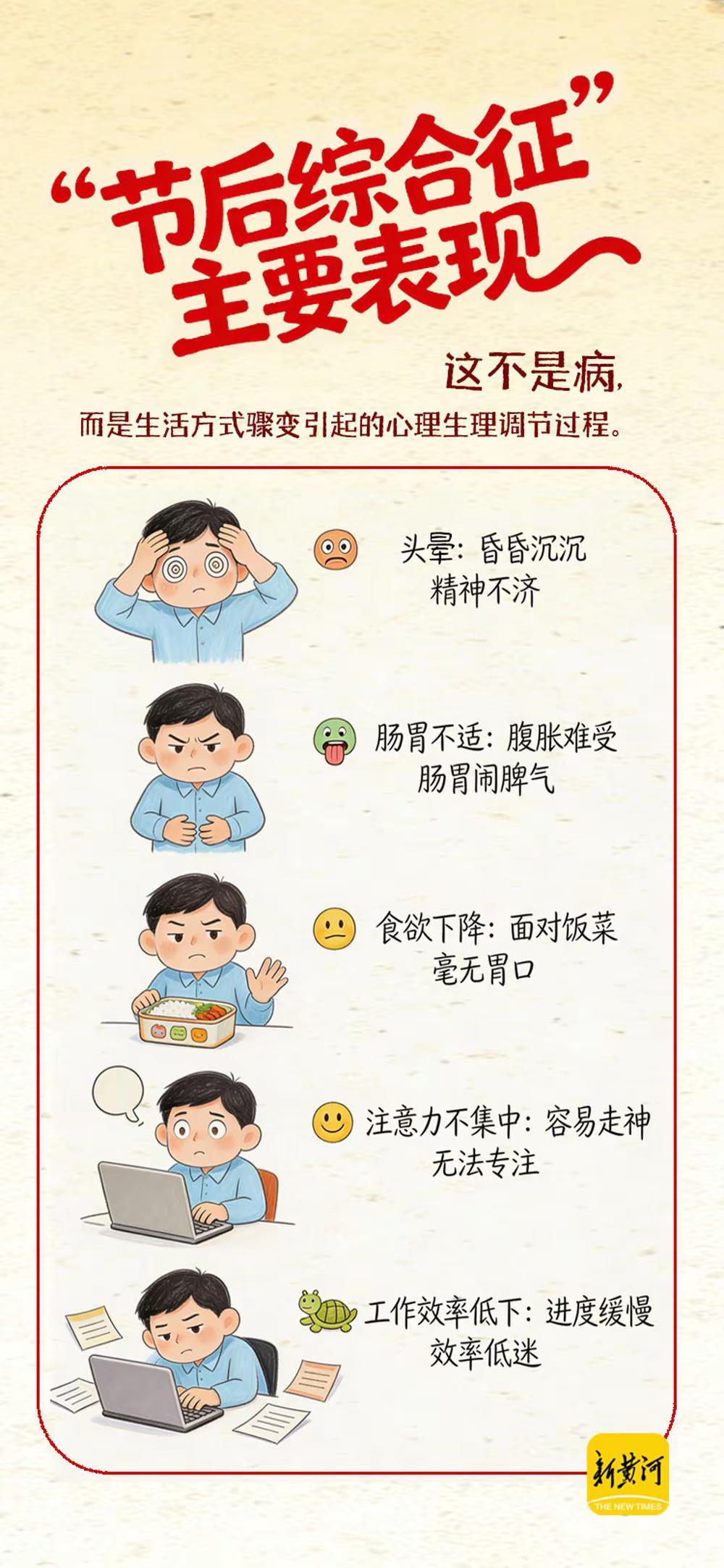 开工第一天浑身无力，不在状态？这份“收心指南”助你打败“节后综合征”！