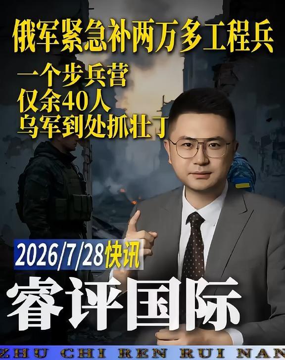 一边俄军疯狂补基建工兵，另一边乌克兰的前线，已经出现毁灭性的兵力漏洞！俄乌局势 