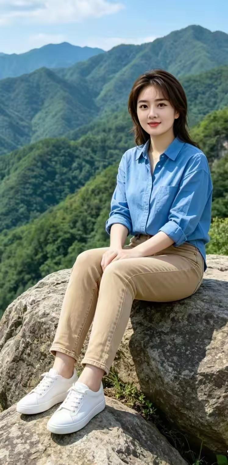 山野静怡
静倚青山入翠林，
林间鸟语伴清音。
抛离俗世烦嚣事，
独坐幽隅守素心。