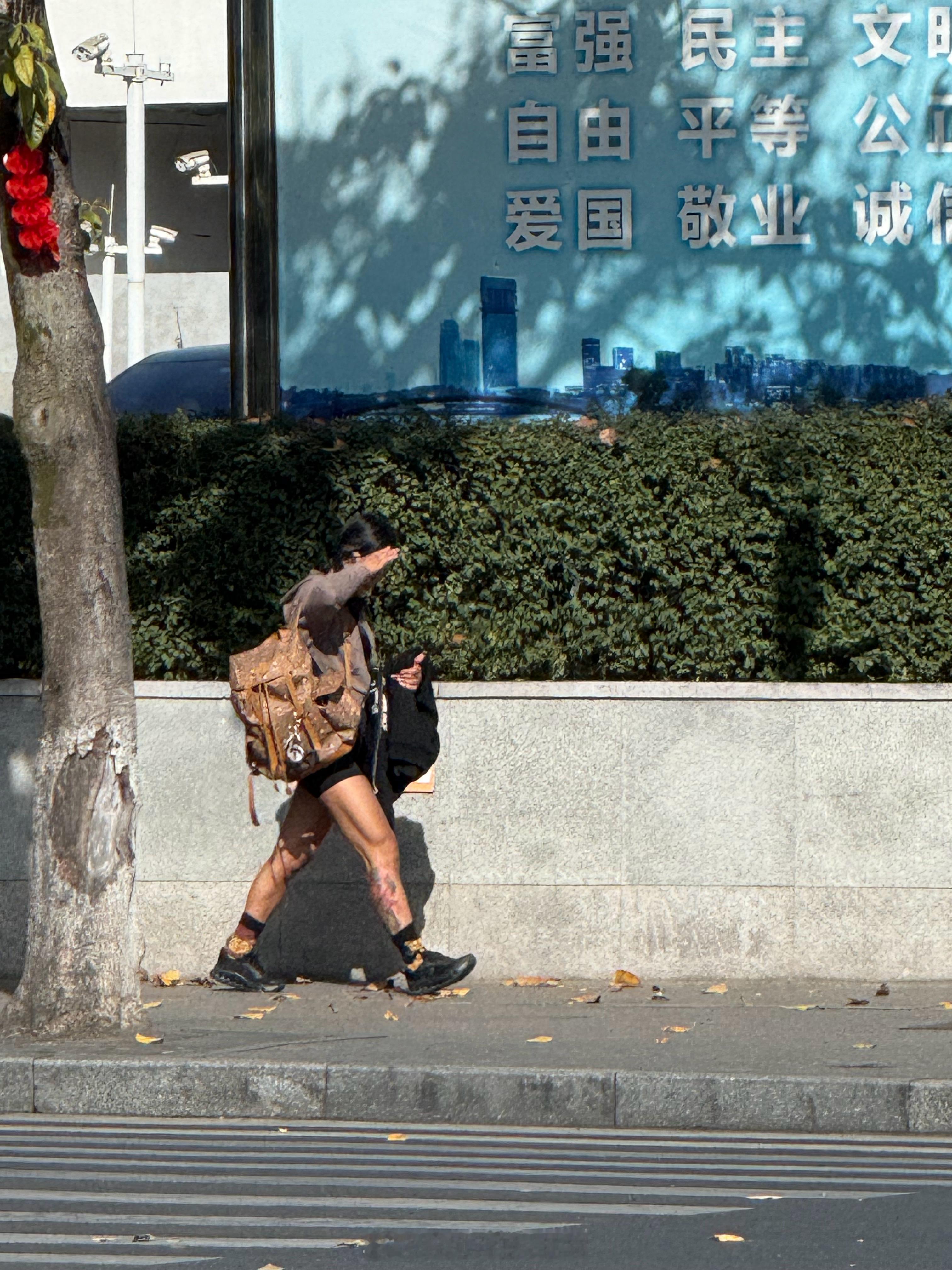 二月的成都街头，你看看。。。这温度真不低了啊。成都