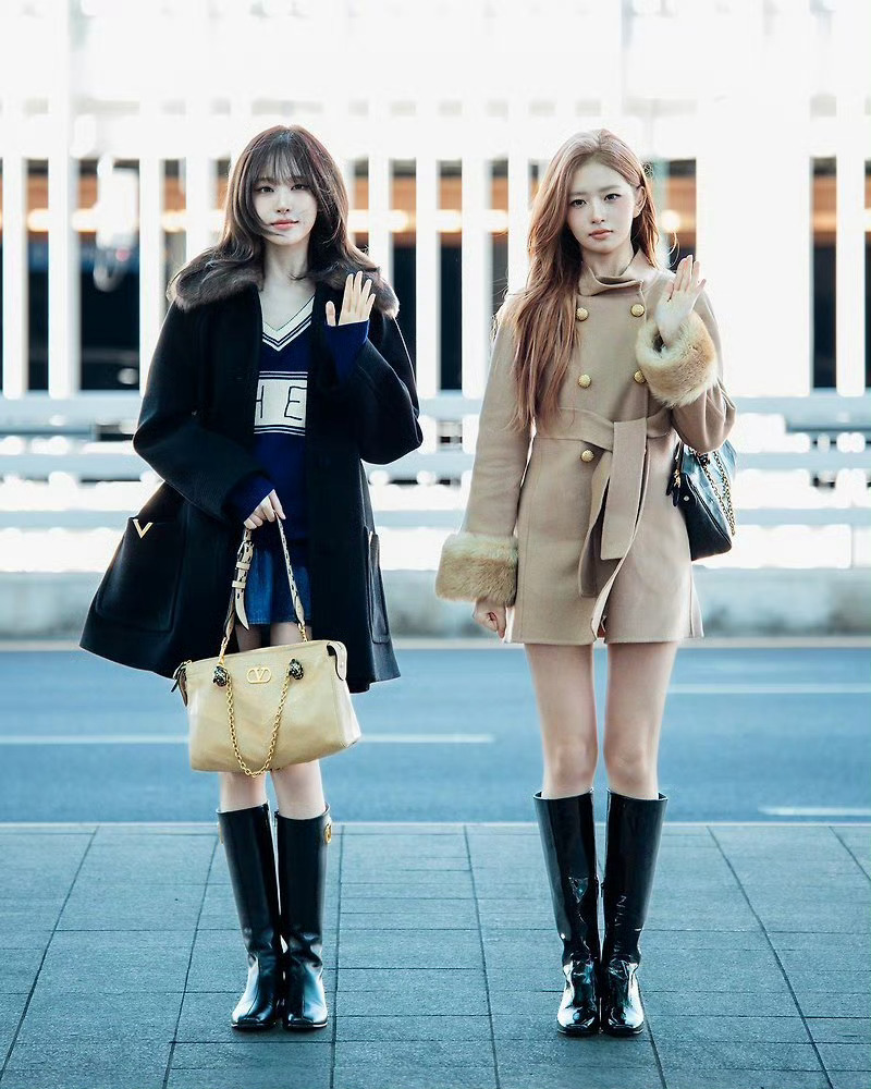 宣了，IVE Liz和直井怜 华伦天奴品牌大使 