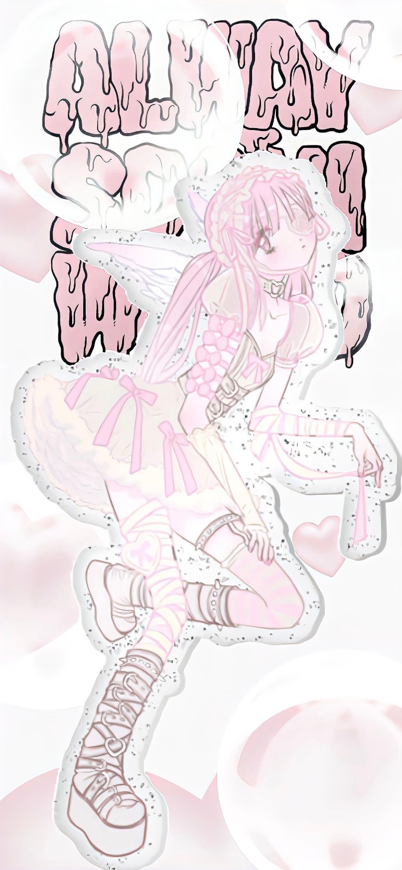 𝑺𝒉𝒂𝒓𝒆｜少女壁纸｜动漫壁纸｜4k全屏｜粉色系 