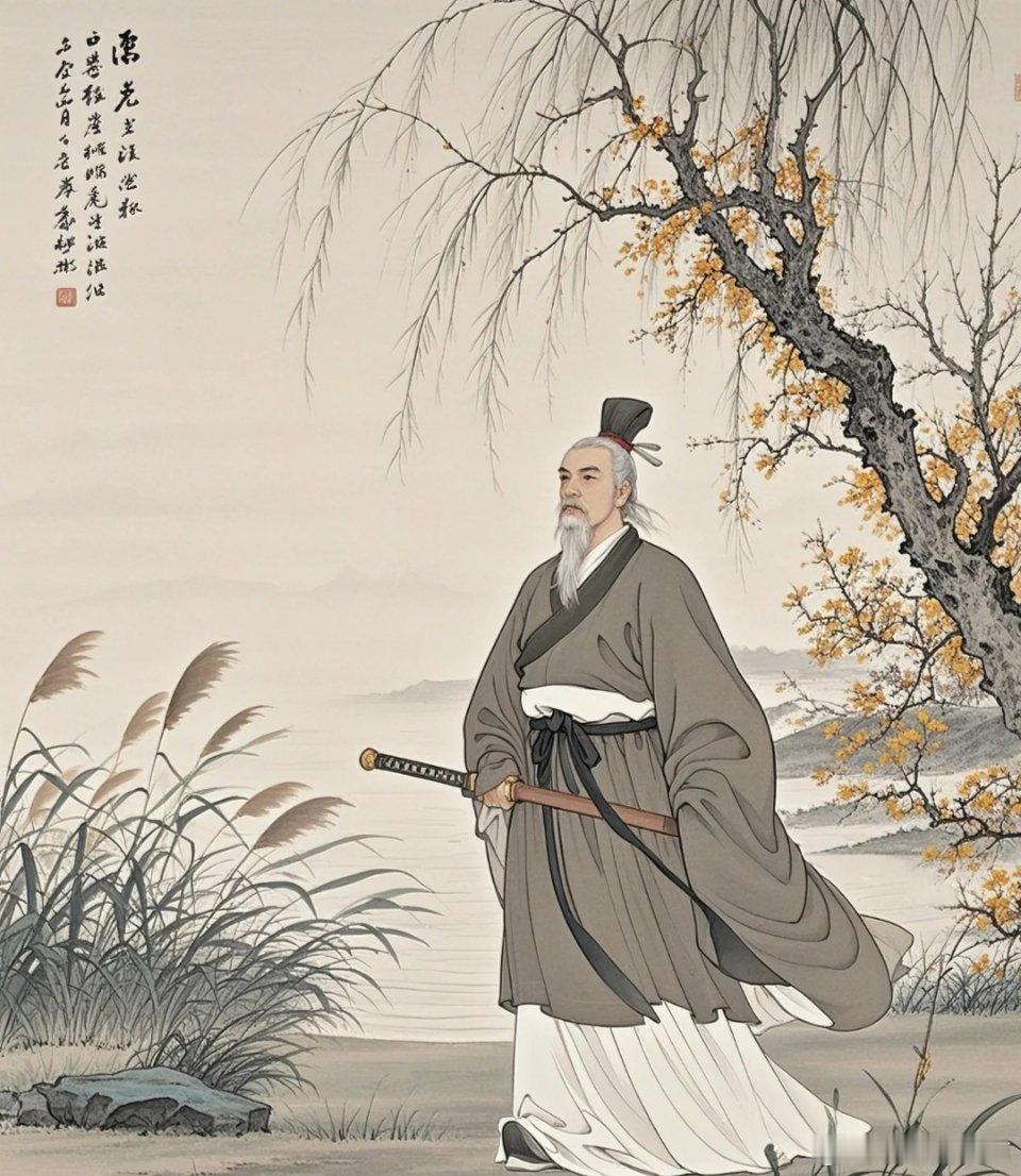 屈原：历史人物屈原你认识你认识他吗？在战国风云激荡的历史长河中，屈原宛如一颗璀璨