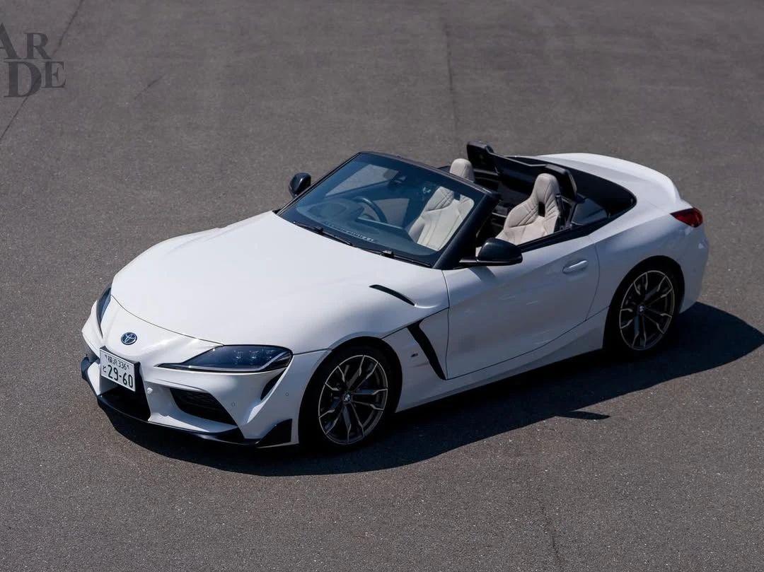 都知道丰田Supra A90与宝马Z4采用同平台生产，Supra为硬顶，宝马Z4