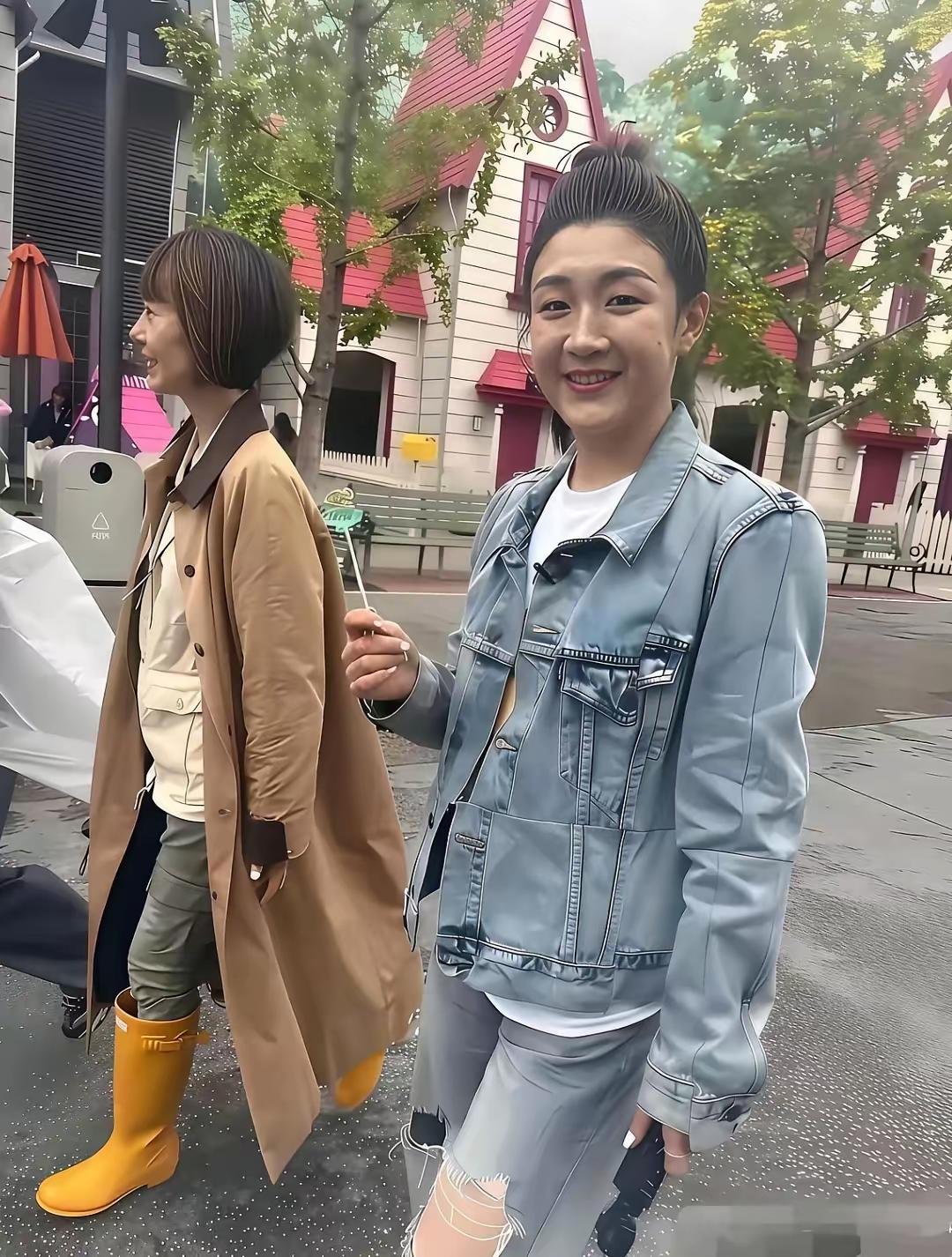 我远看近看都象陈梦，又不像陈梦，细看还是象陈梦，那她到底是不是陈梦？答案在评论区
