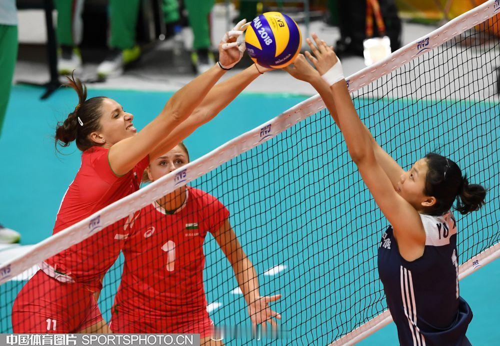 拦网 朱袁张1块2毛9 中国女排 袁心玥 