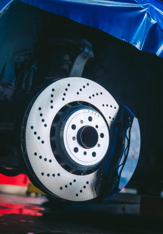 m5更换涡轮+刹车盘片