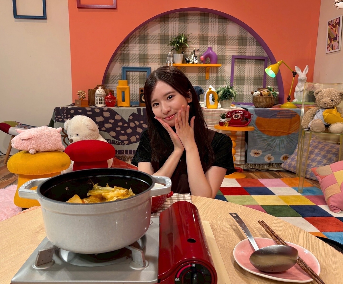 菅原咲月「のぎ鍋 心月ちゃんとでした🌙 4枚目は、私目線のみつき🫶🏻」瀬戸