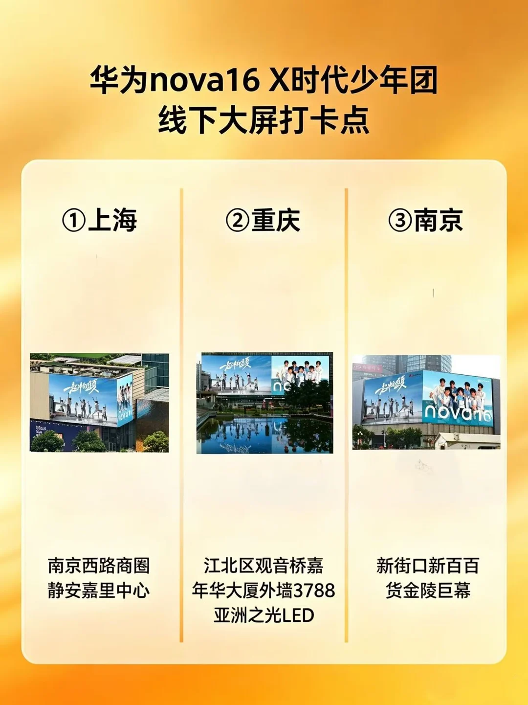 华为真的很宠时代少年团啊