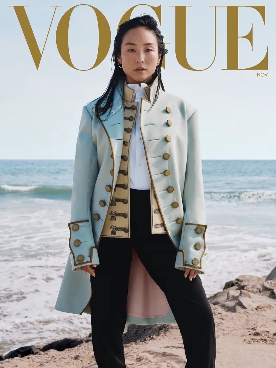 Greta Lee x Vogue US November 2026威尼斯红毯特