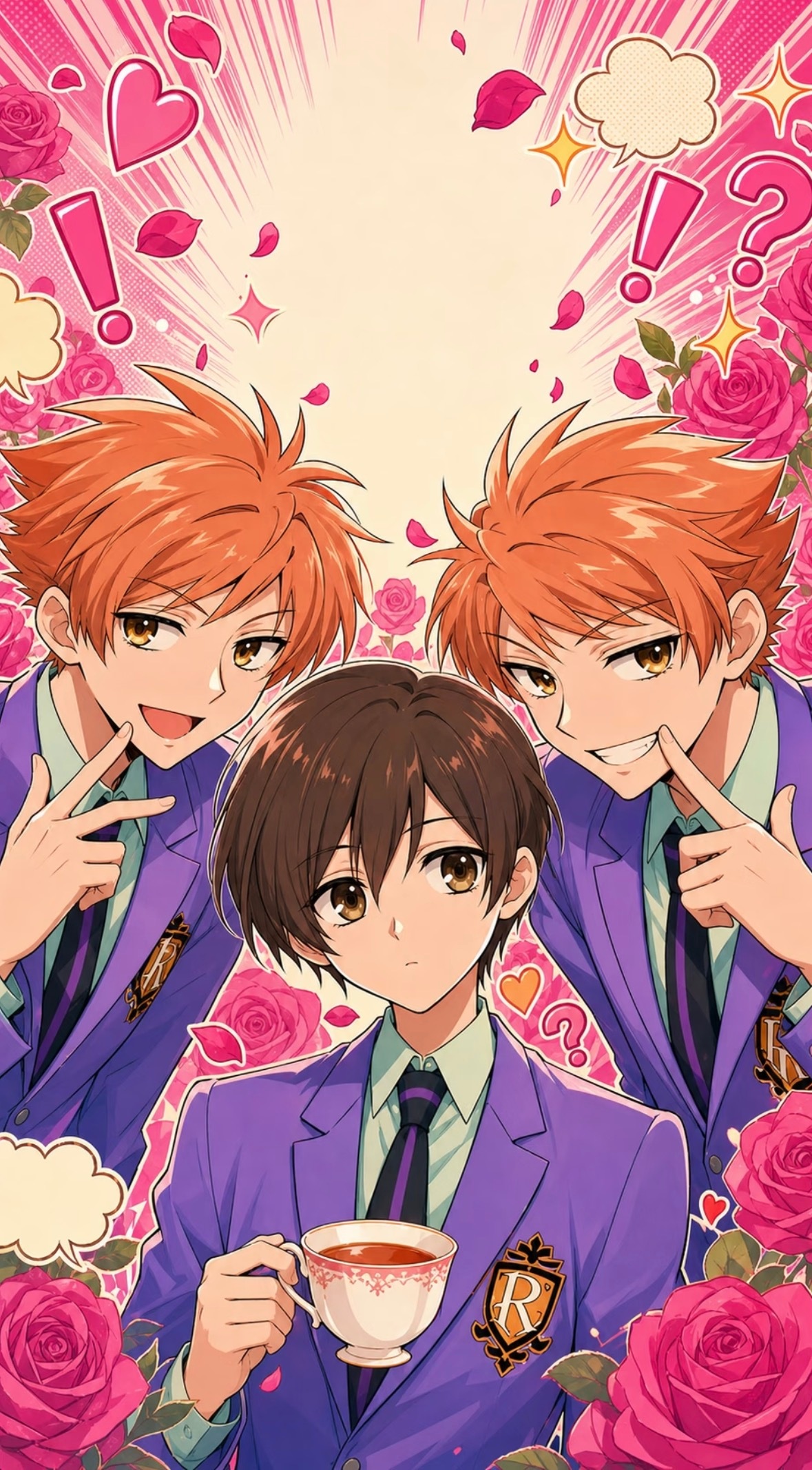 樱兰高校男公关部✨茶话会✨全员美男啊啊啊动漫点评团樱兰高校男公关部