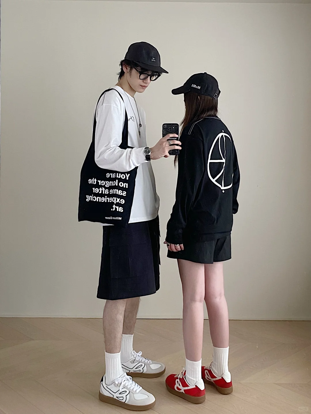 松弛感入秋情侣ootd