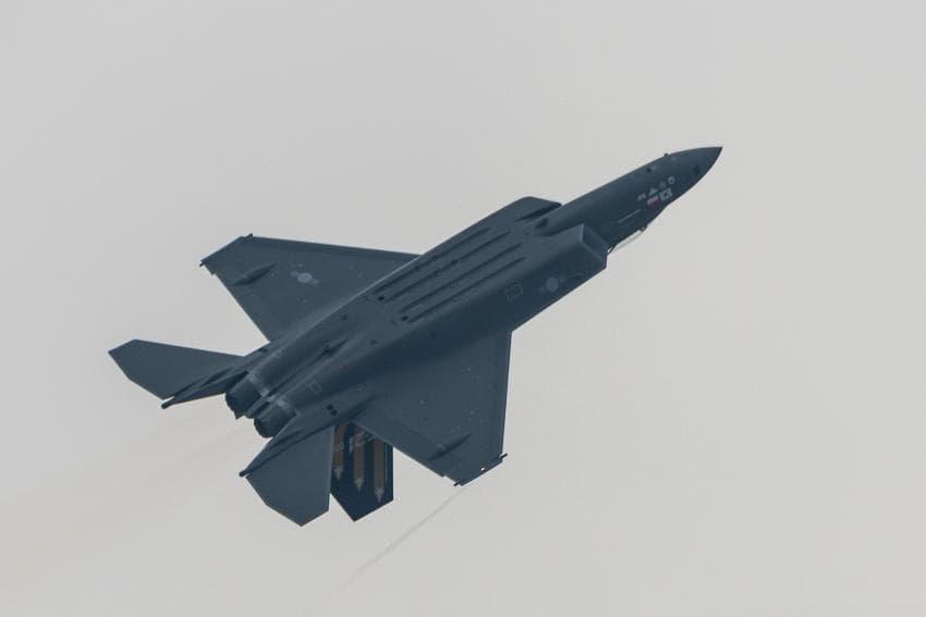 首尔航展上的KF-21，航展天#武器装备[超话]##航空[超话]# ​​​