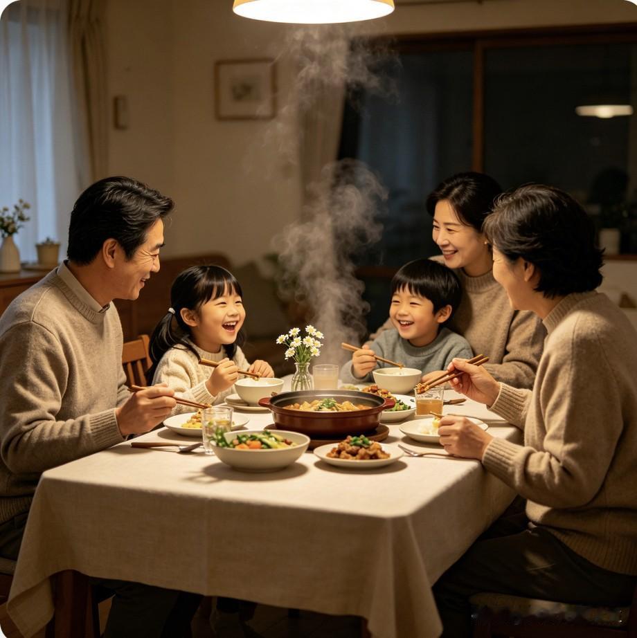 发现没有：“一个家庭，如果做饭不好吃，对吃的不讲究，甚至特别舍不得吃，那这个家庭