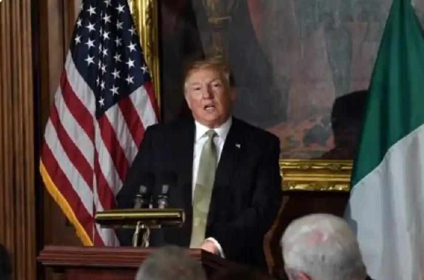 特朗普尴尬了！3月17日，常有理的特朗普对着镜头说，美国军力足够强大，根本不需要