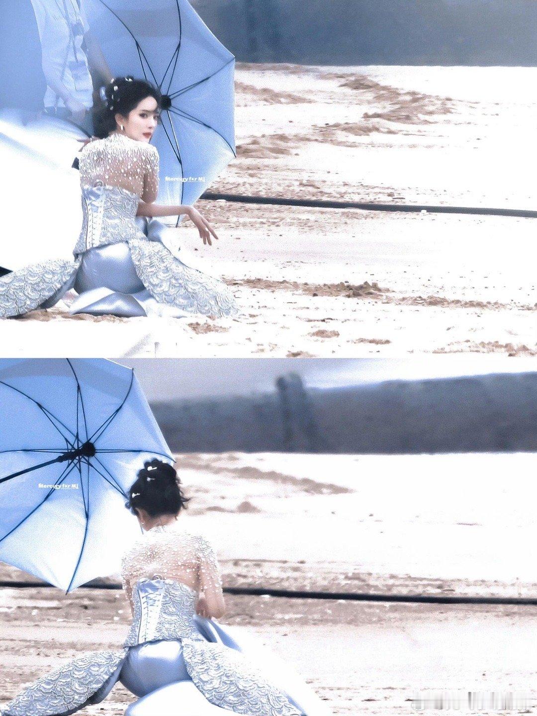 杨幂ELLE风尚大典造型路透🐚人鱼公主 ​​​