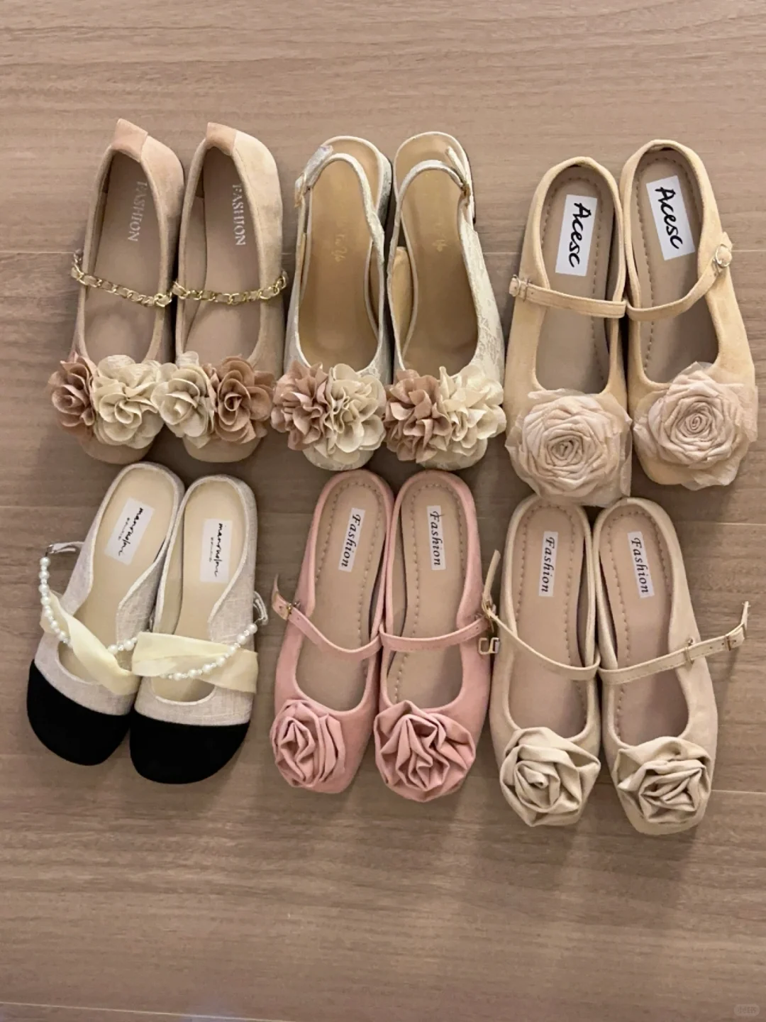 温柔风单鞋大集合🩰花朵芭蕾风真的泰好看