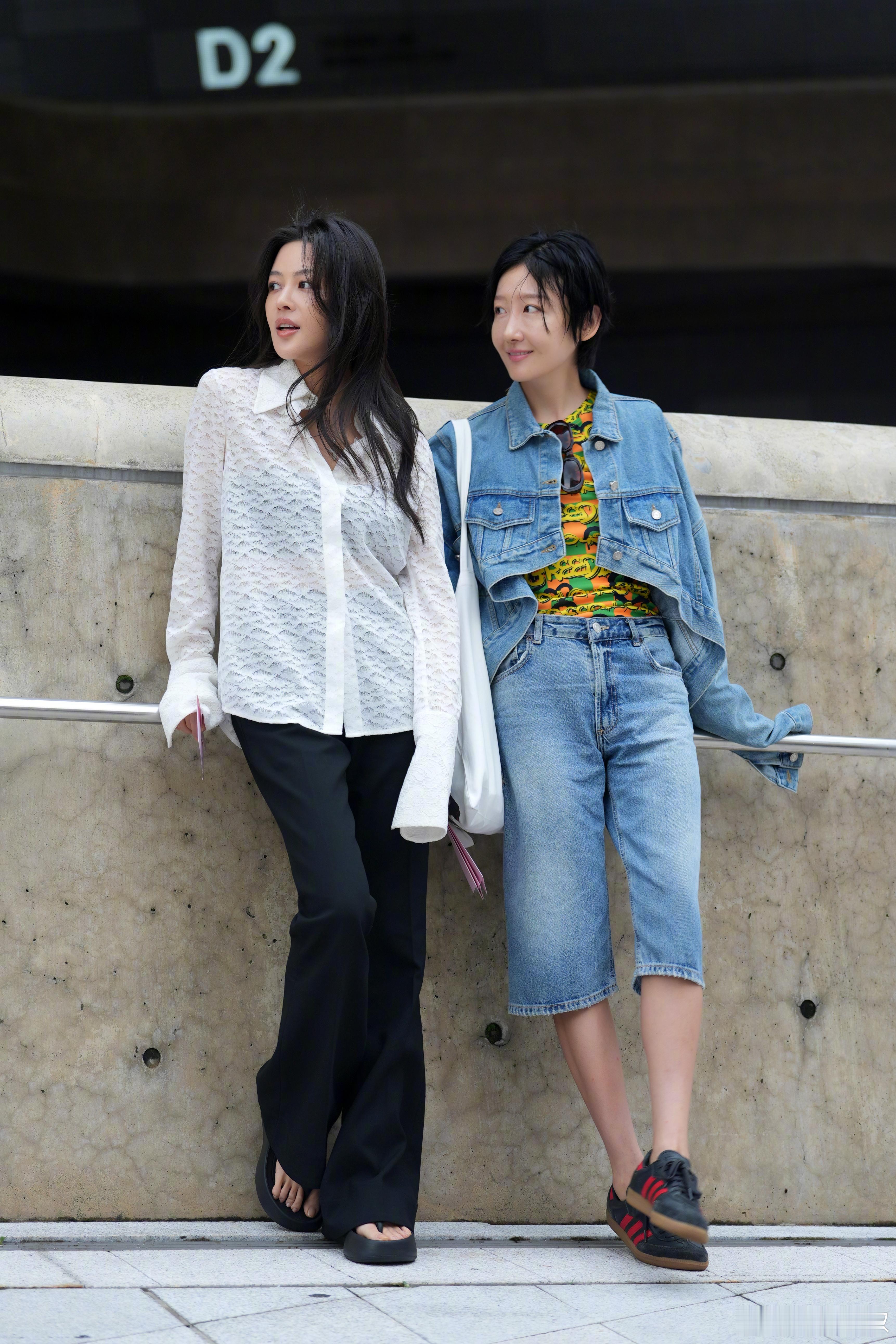 9月6日首尔街拍更新，姐妹组合各有各的美[心] ​​​