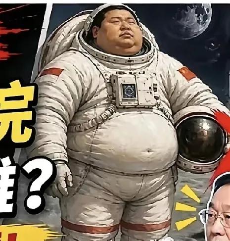 清华美院丁荭副教授的这幅作品名叫《地球访客》，主题刻画的是航天员。画中的人物躯体