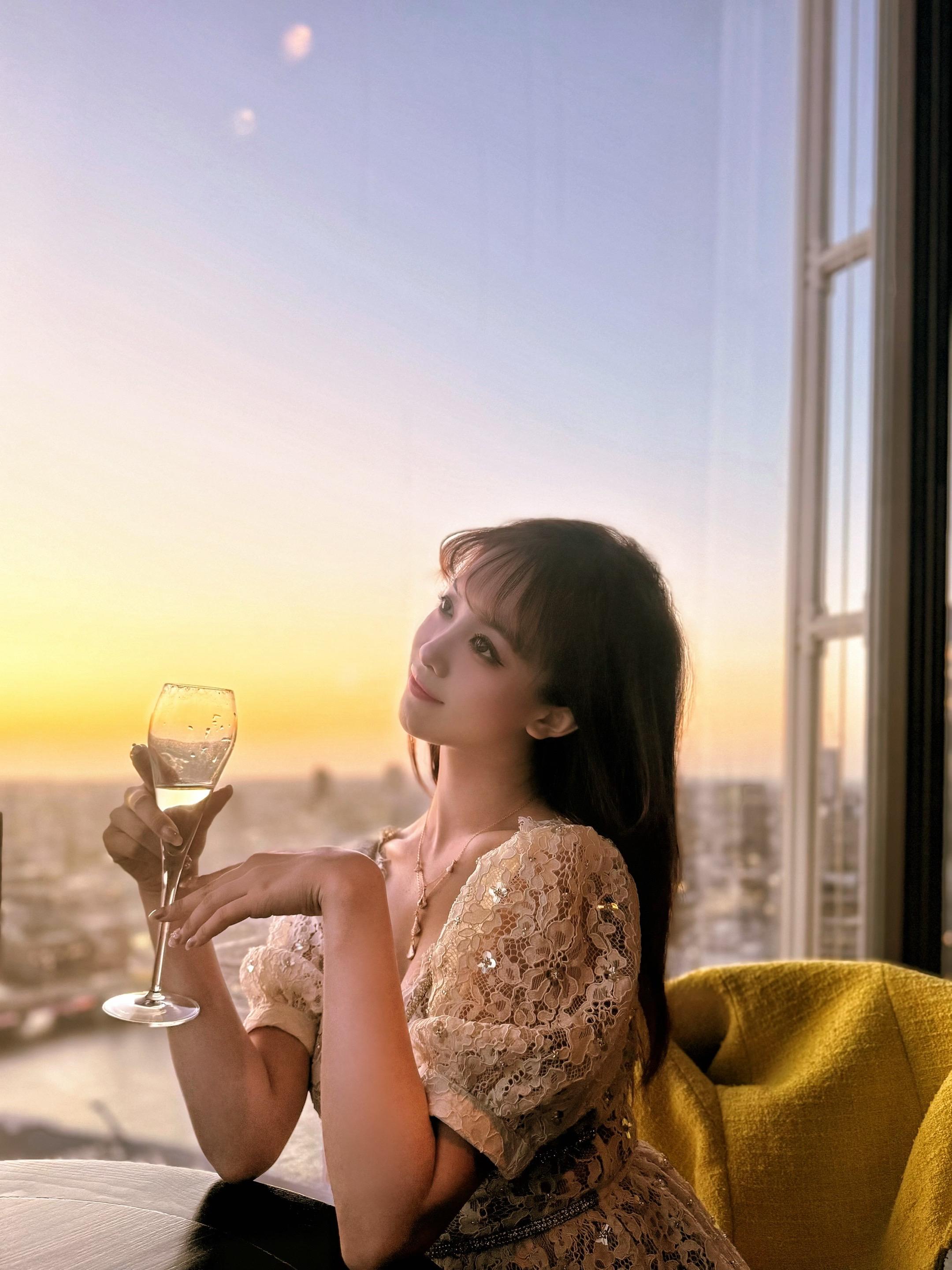 那天我们俯瞰全伦敦的view 从日落 蓝调 到天黑