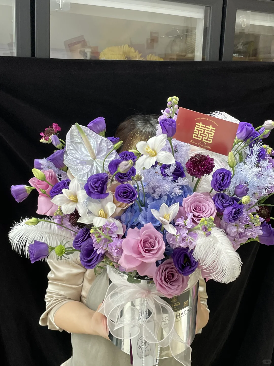 紫色系抱抱桶
