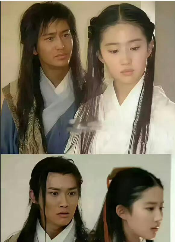 当年“杨过”和刘亦菲的试镜照，原来黄晓明和聂远都面试过 