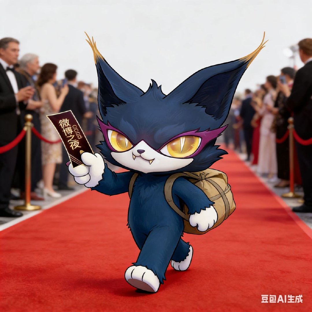 喵娲娲 星空毯主理人喵娲娲亮相微博之夜 星空毯不是地毯，是心愿的发射台🚀喵小金