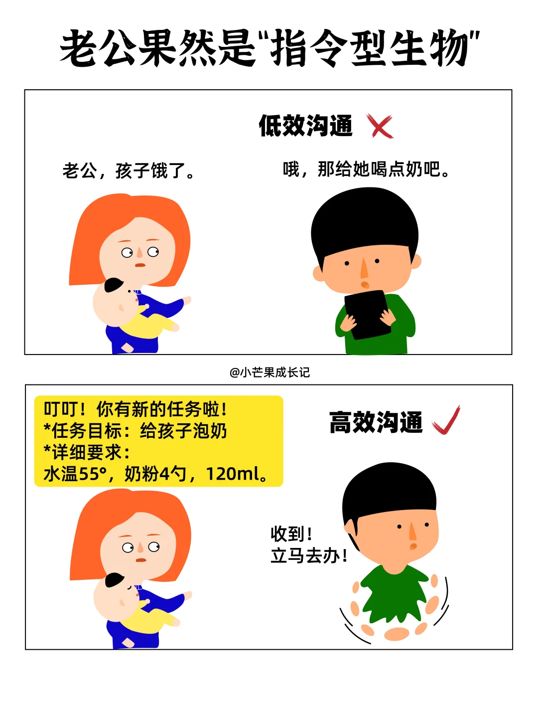 老公果然是“指令型”动物