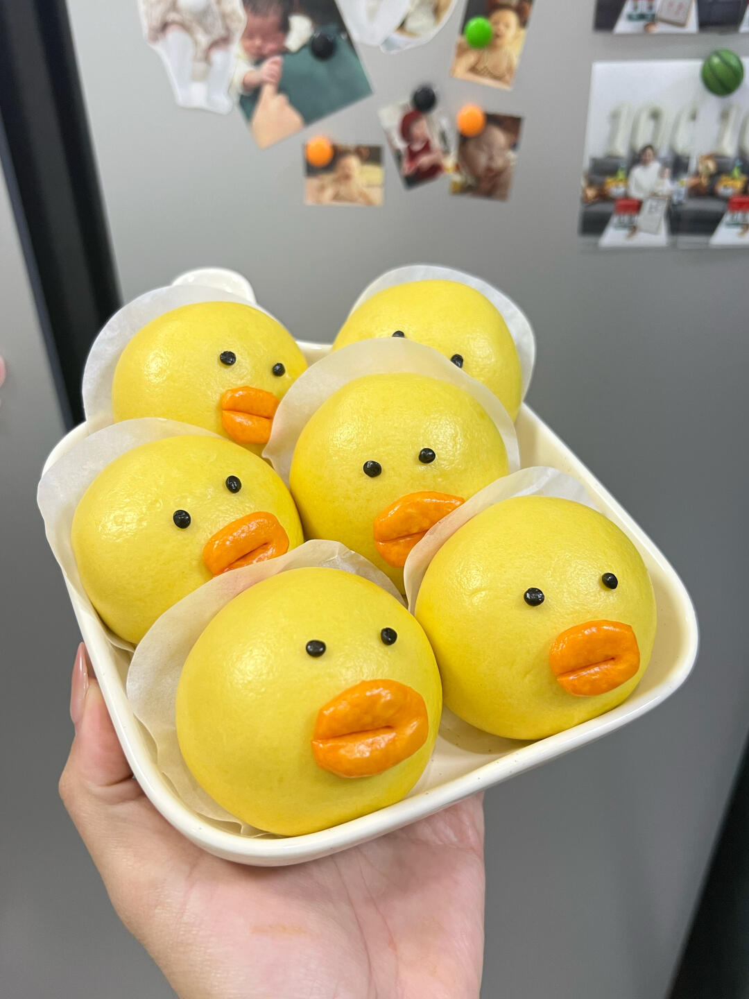 竟然做出一锅嘴巴起泡的鸭子豆沙包