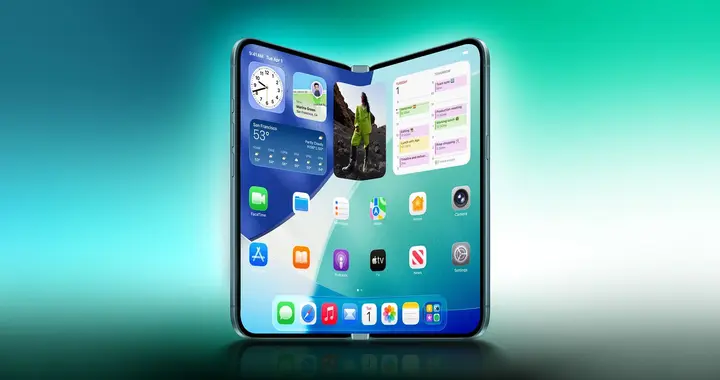 消息称苹果批准可折叠iPhone屏幕面板量产，九月登场基本没跑了！