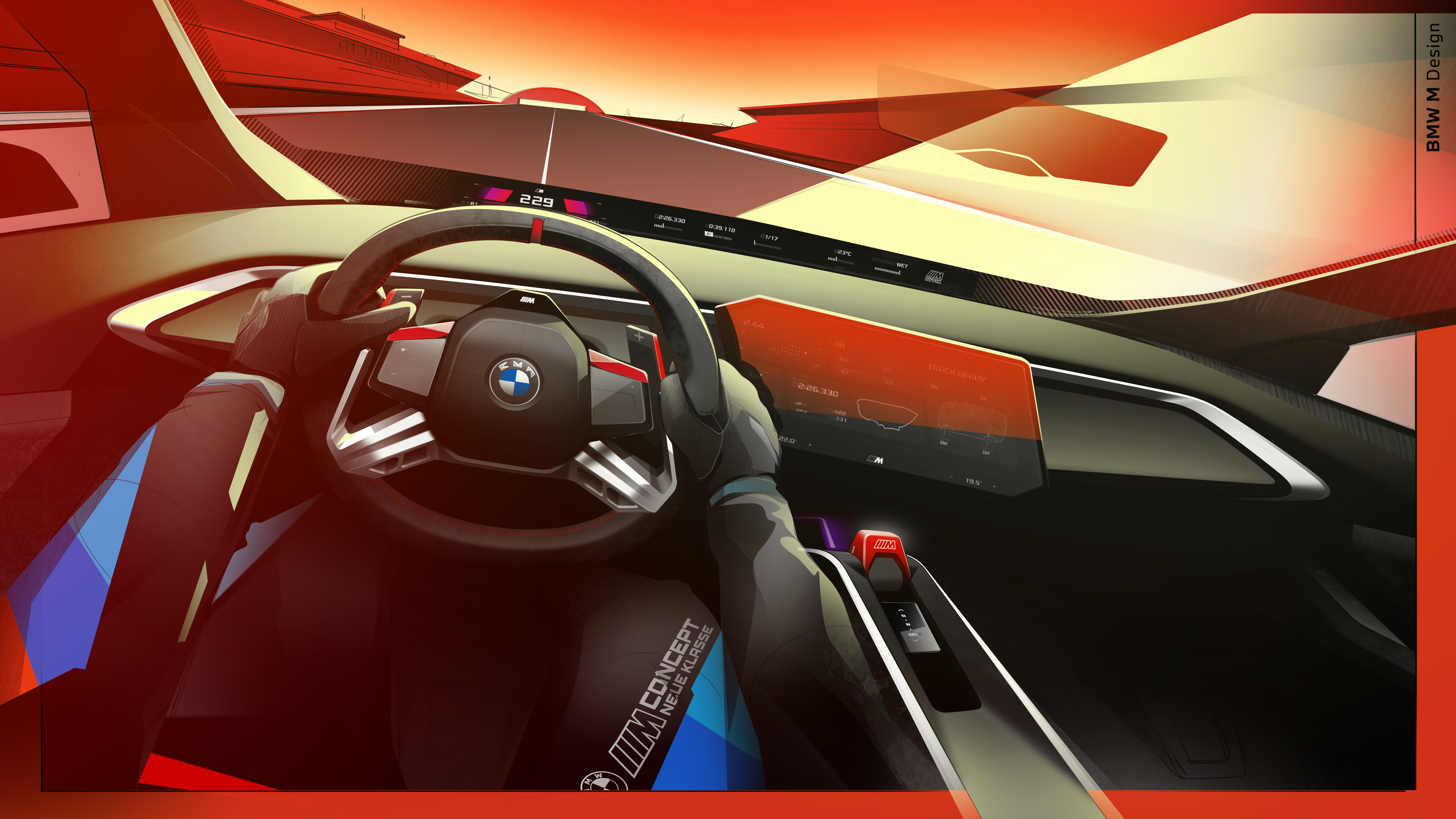 BMW M Concept Neue Klasse 设计稿 （第二组）宝马