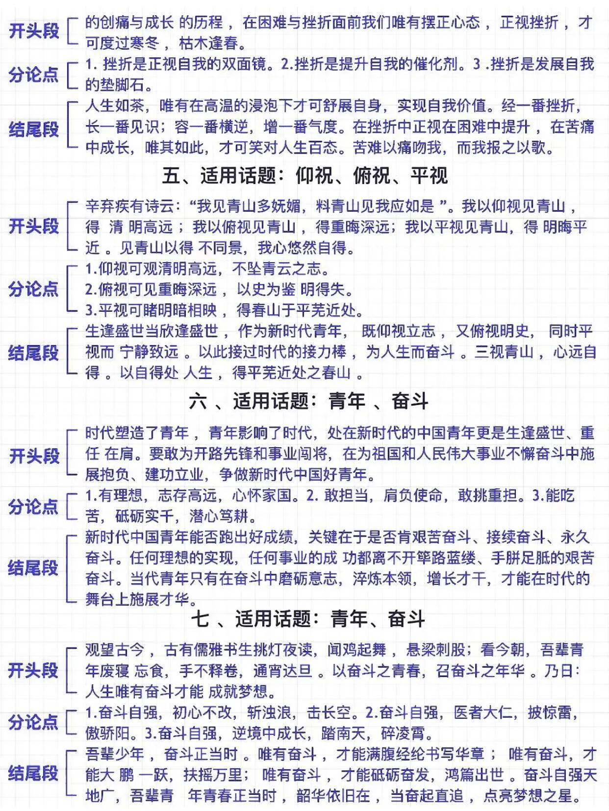 可以直接用的作文素材！一眼惊艳阅卷老师！