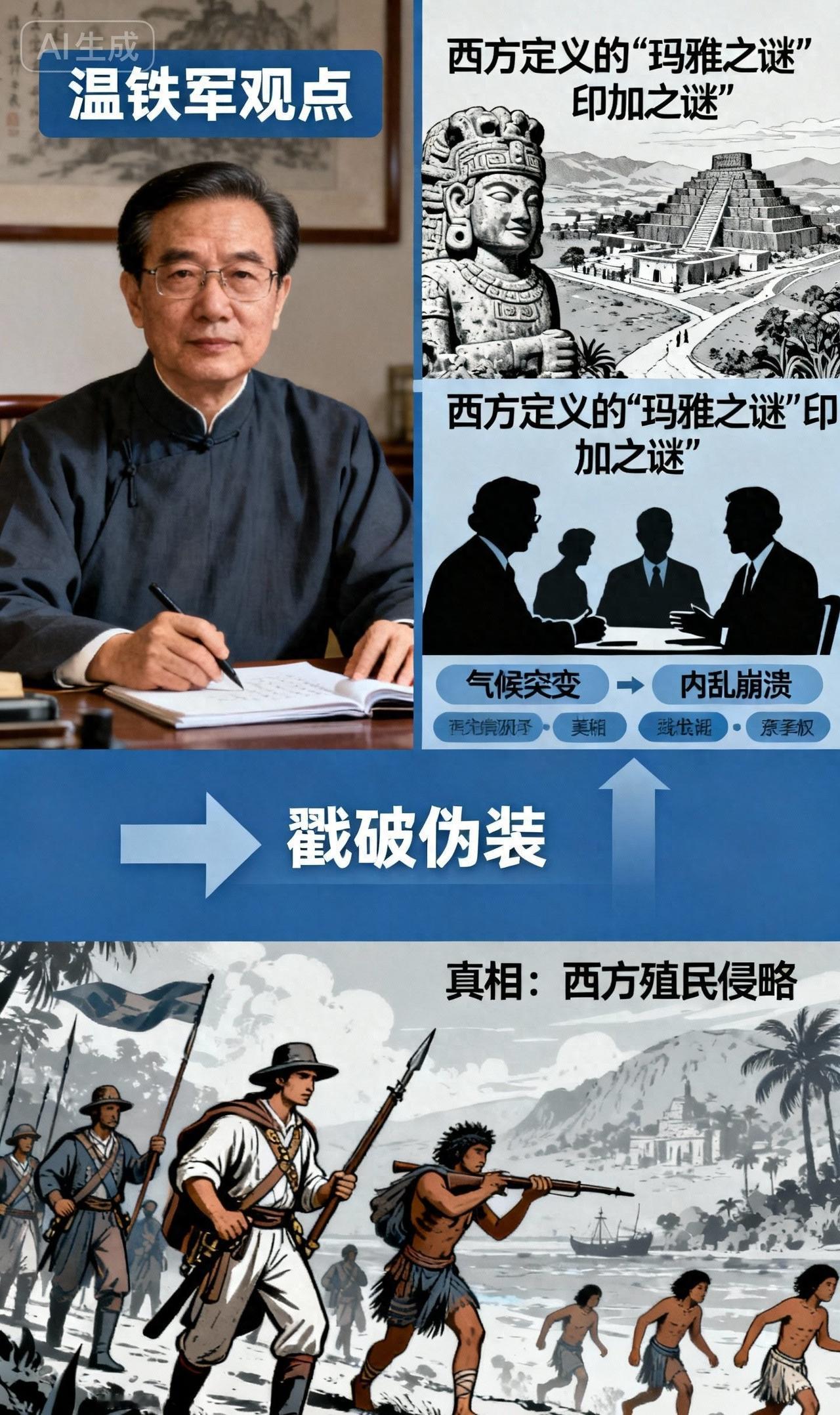 温铁军点破关键中国人别再提玛雅之谜了所谓谜团全是西方遮美丑布

一提到玛雅文明，