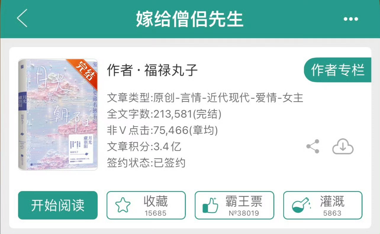 小说推荐：《嫁给僧侣先生》作者:福禄丸子简评：帅气女狙击手vs禁欲高僧美男，女追