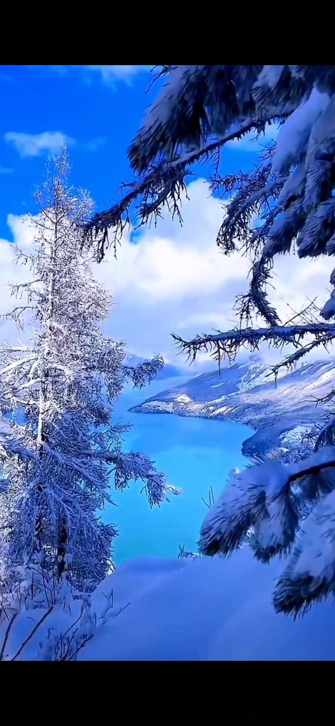 #情感#                      《幽谷》幽谷春深雪未干，小溪