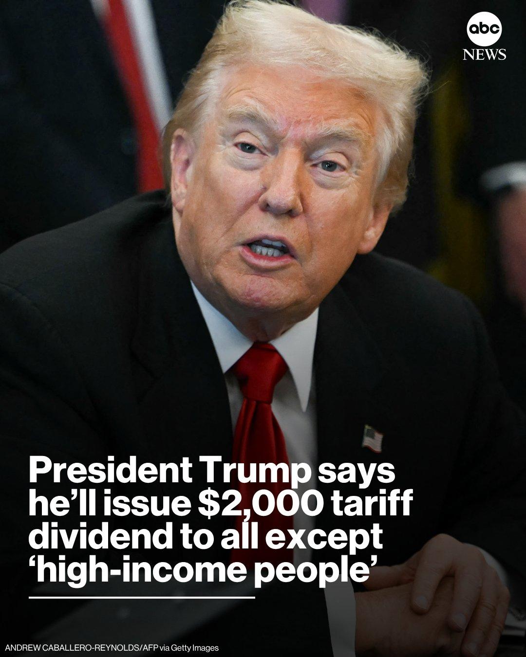 这波操作，总算是把“撒钱” 玩明白了：特朗普宣布说，美国收关税发财了，要给美国人