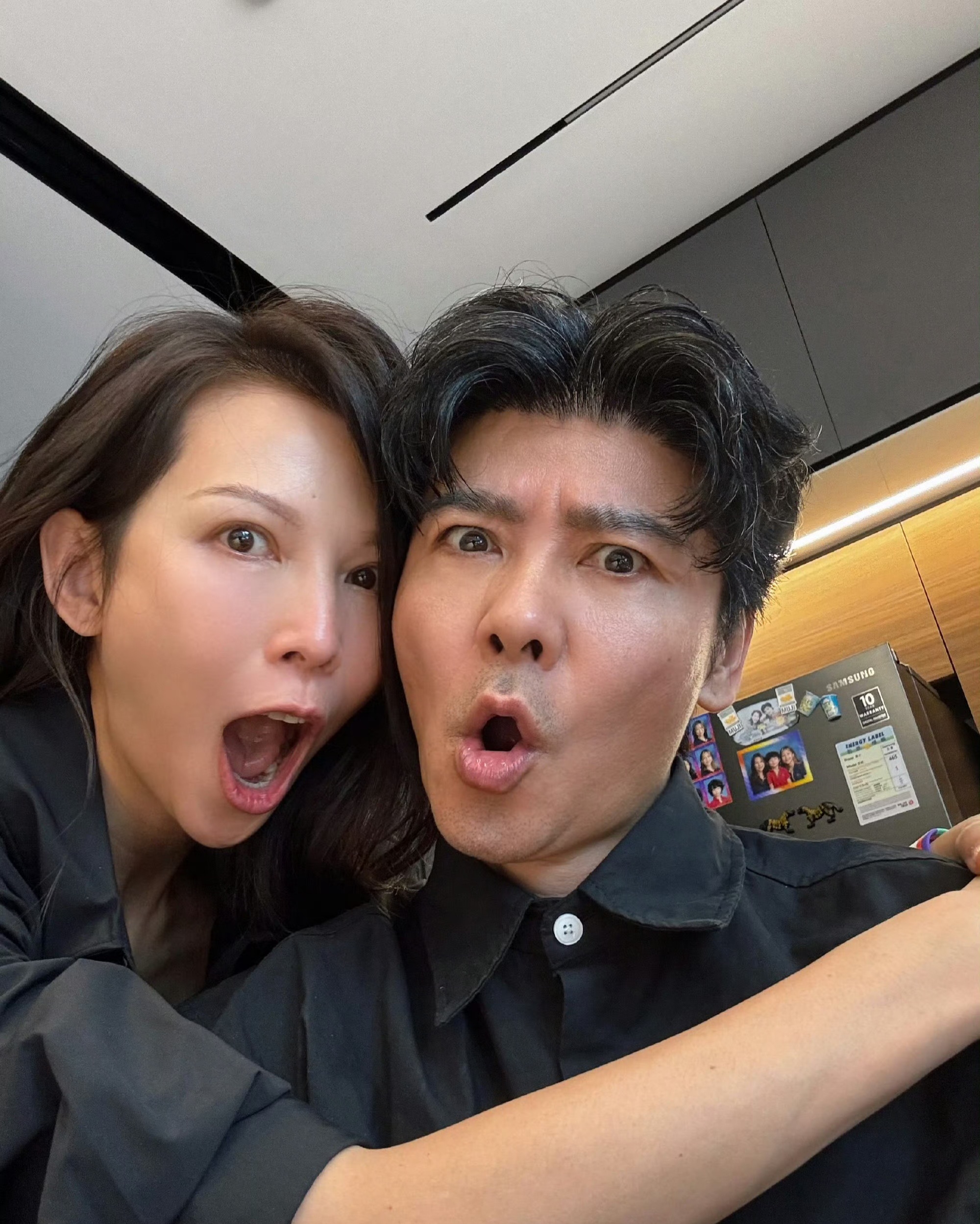 深情告白藏于合照，多年恩爱双向奔赴神仙夫妻甜度满分，愿永远幸福顺遂🎈蔡少芬晒合