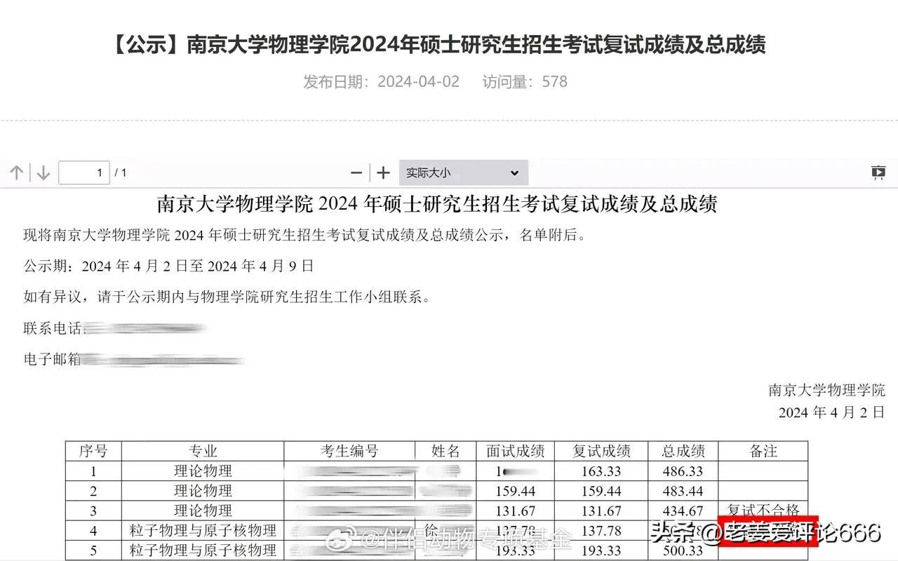 #南京大学回应考研生因虐猫被刷# 虐猫是不是品行不过关。徐某祥专业课程第一，面试