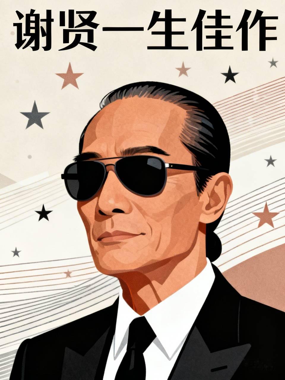 2026年7月20日，谢贤安详离世，享年89岁。回顾他的一生佳作，那真是一部浓缩