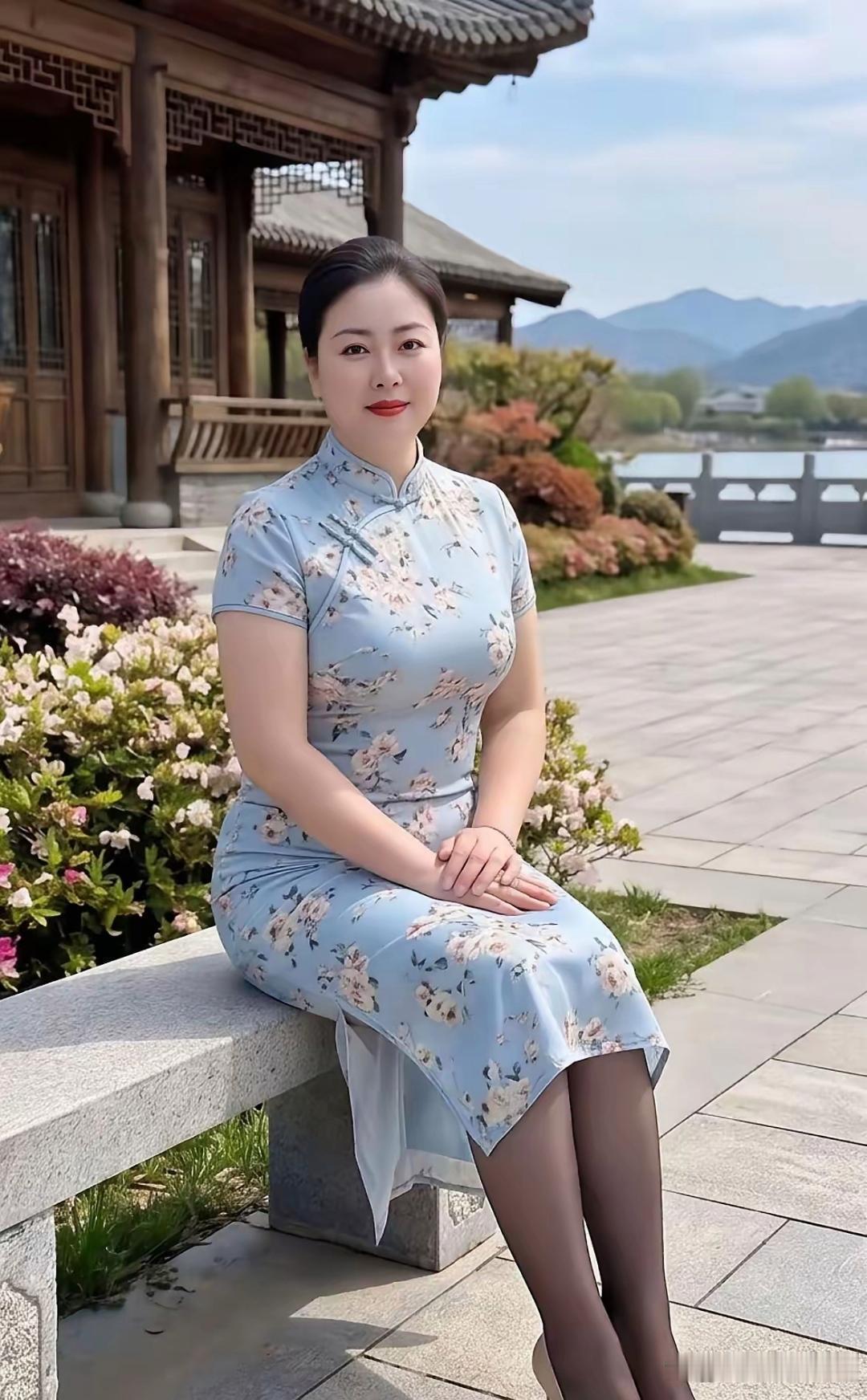 穿旗袍拍照想好看，姿势和场景搭配很重要。
拍照前准备花束、扇子、雨伞等道具，能避
