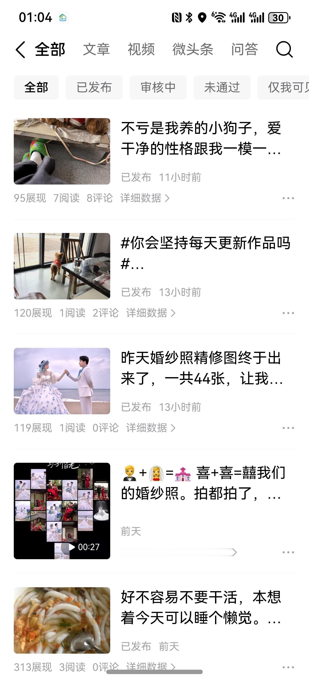 不要说三个作品了，十个作品没5毛钱我都会坚持。
写头条就跟投资一样。
有耐心的人