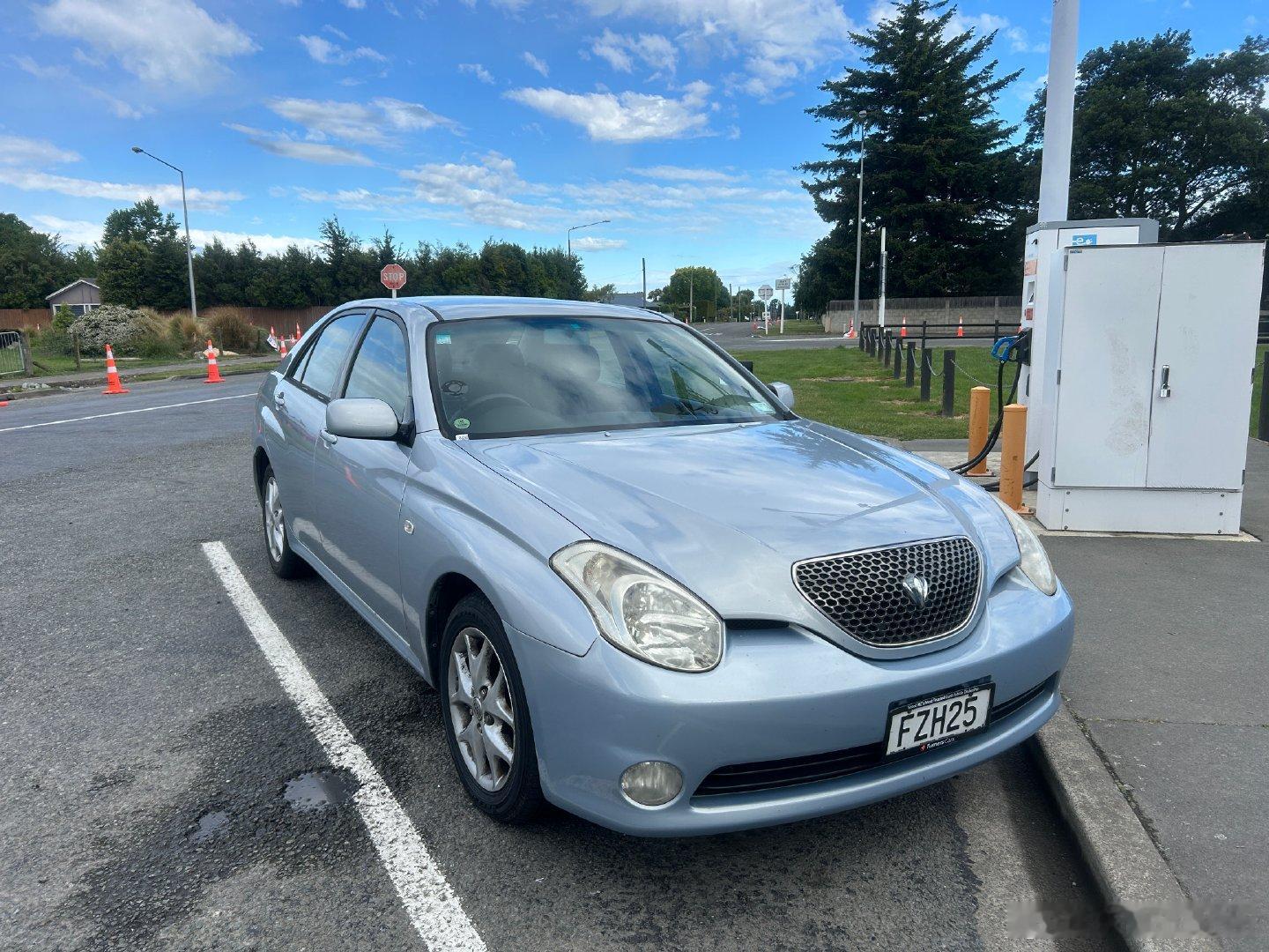 这次去Dunedin就是为了买这个车，丰田Verossa。底盘代号JZX110，