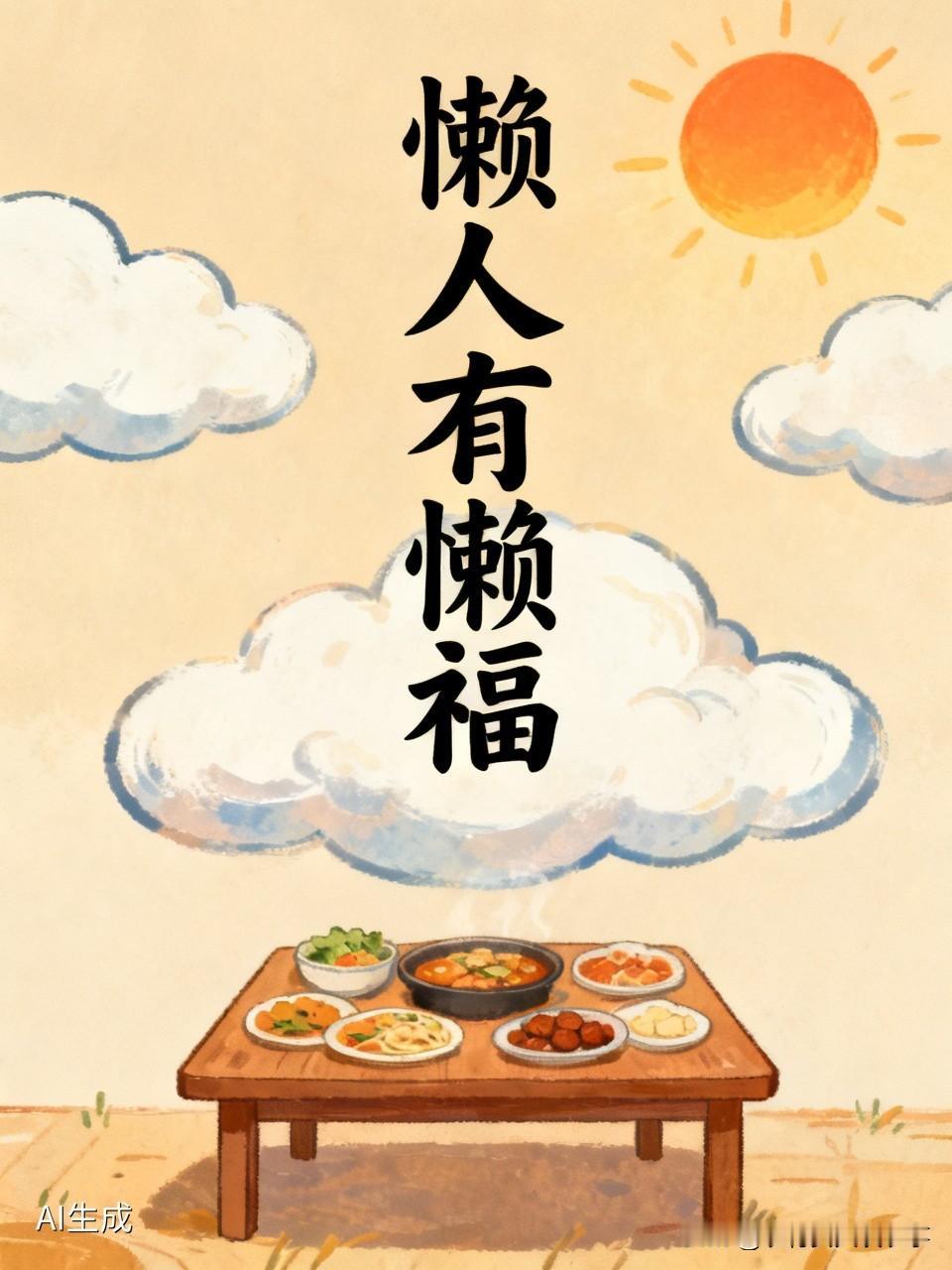 我发现，懒人确实有懒福！
不服不行啊！
仔细分析一下，身边所有的懒人都有懒福。