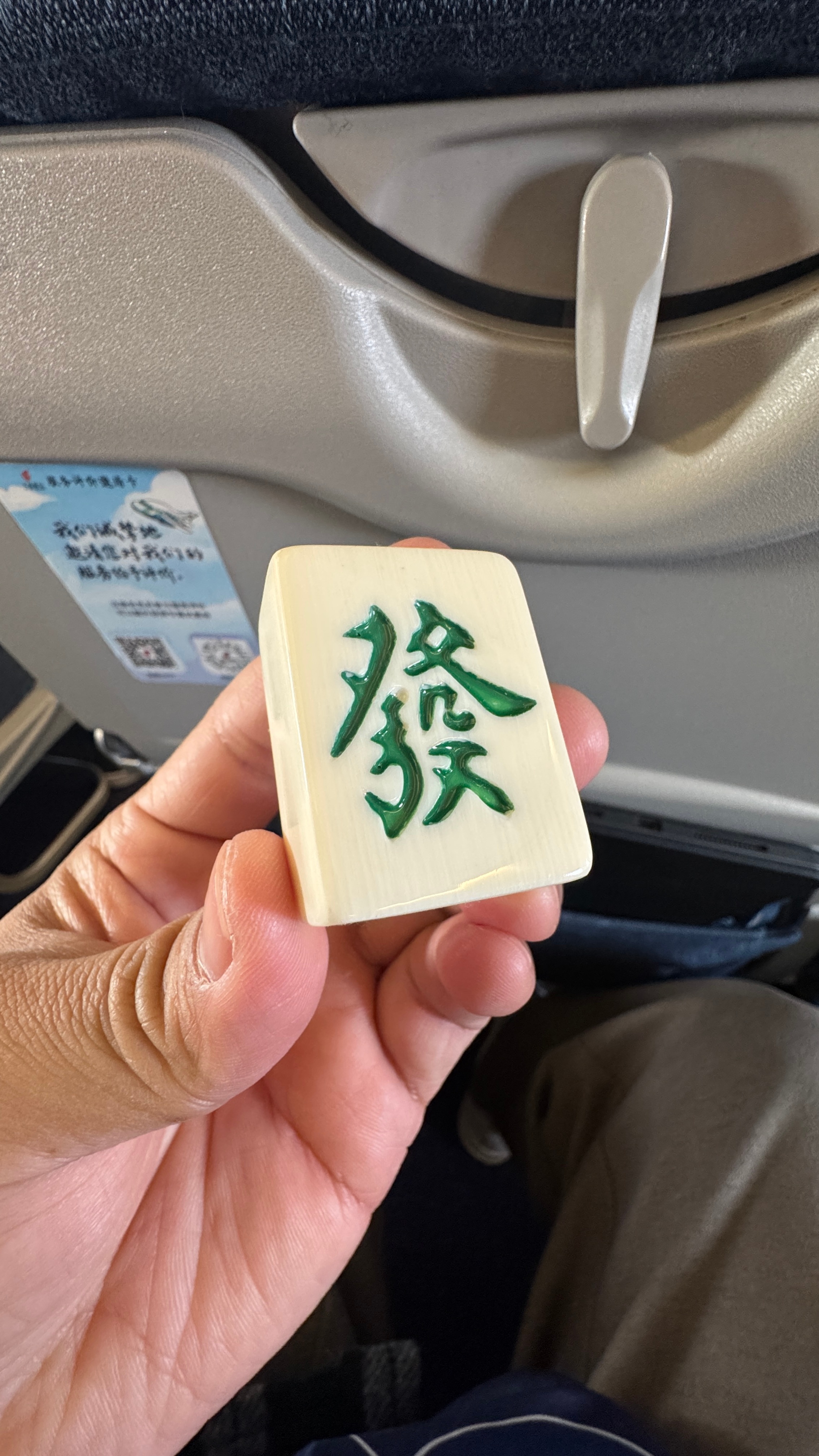 飞机上收到一份特别的礼物，祝大家新的一年“發發發”我的日常plog 北京·首都机