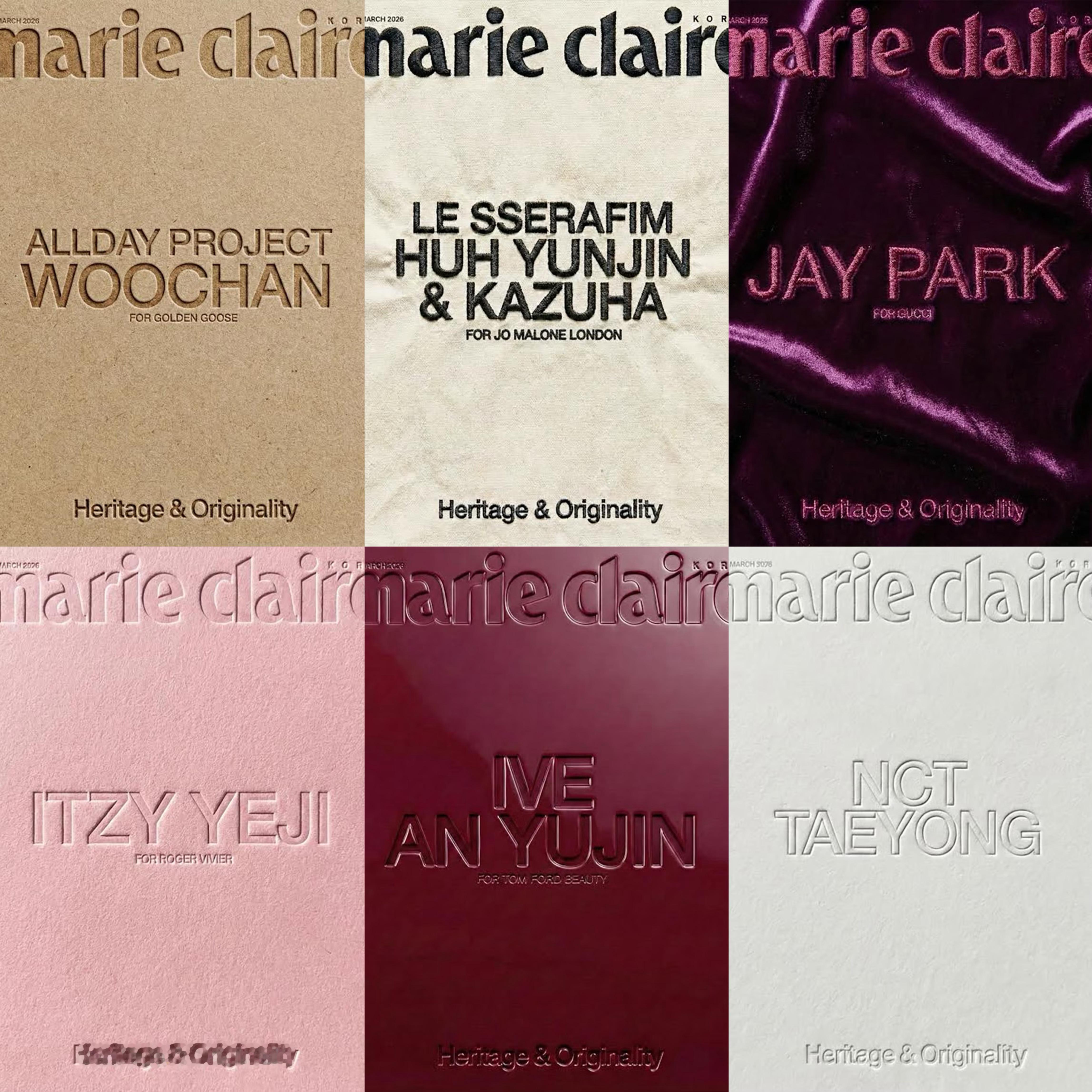 Marie Claire Korea 2026.03月封面预告：赵旴灿  x  