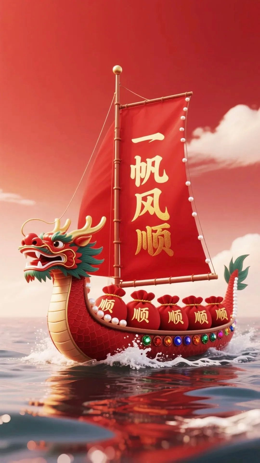 一帆风顺 